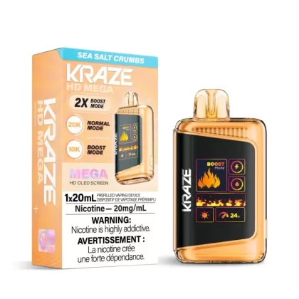 Kraze HD Mega Sea Salt Crumbs (20K Puffs) Disposable Vape
