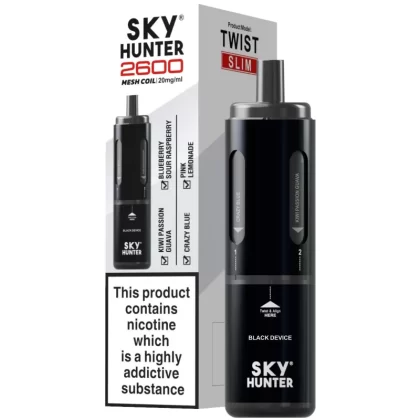Sky Hunter Twist Slim Pod Kit - Silver