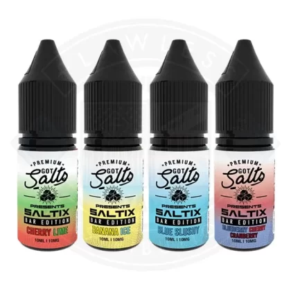 Got Salts – SALTIX Bar Edition Nic Salts 10ml (5mg)