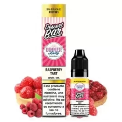 Raspberry Tart 10ml (Nicotine salts) (Dinner Lady)