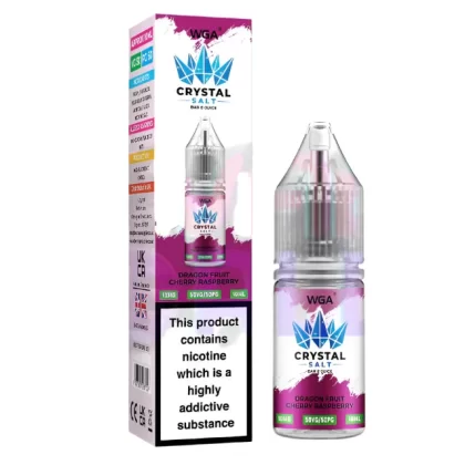WGA Crystal Dragon Fruit Cherry Raspberry Nic Salt - 10 Pack - 10mg