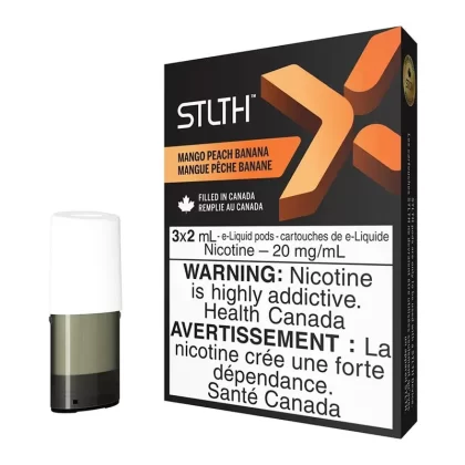 STLTH X E-Liquid Pod Pack – Mango Peach Banana - 20mg/mL