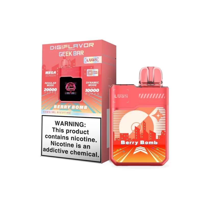 DIGIFLAVOR x Geek Bar LUSH Rechargeable Disposable Device – 20000 Puffs - Image 3