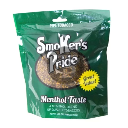 Smoker’s Pride Menthol Taste Pipe Tobacco 6 oz. Bag - Ejuicewarehouse
