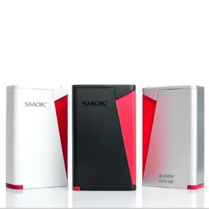 SMOK H-PRIV 220W TC Mod Kit by dual 18650 Batteries - Black