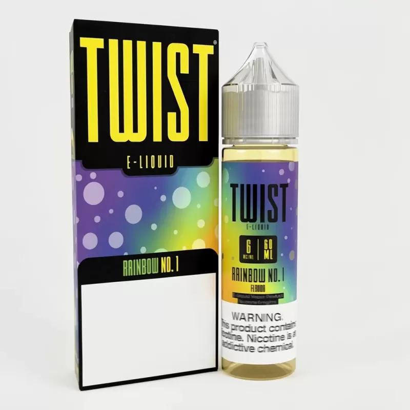 Rainbow No. 1 – Twist E-Liquids – 120mL Made in USA E-Juice - 120mL (60mL 2-Pack); Vape Product, Vape Product (52C726)