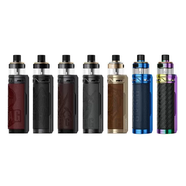 VOOPOO Drag X 80W PnP-X Pod Mod Kit - Eagle Black, Knight Chestnut (7B3E6E)