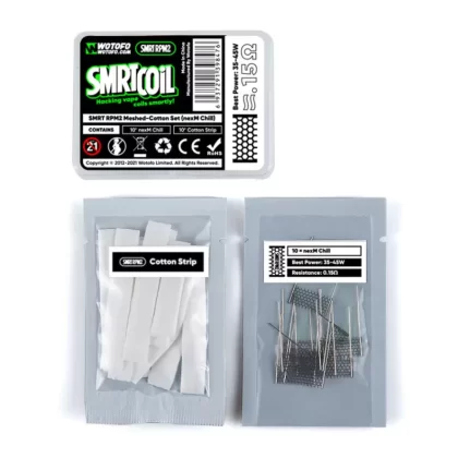 Wotofo SMRT RPM2 Meshed-Cotton Set 10pcs/pack - nexMESH Extreme