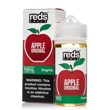 7 Daze Reds Apple - Nic Level#3mg>6mg