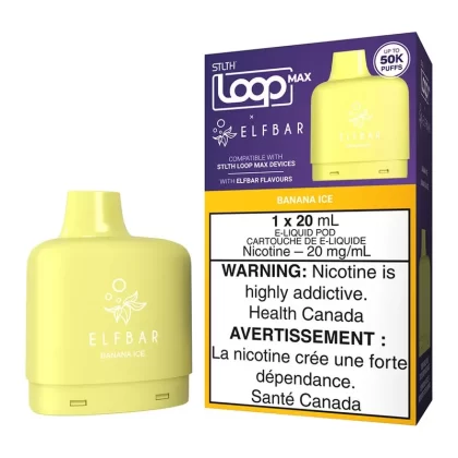 STLTH Loop Max X Elf Bar E-Liquid Pod Pack – Banana Ice 20ml