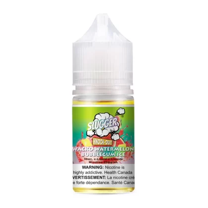 Slugger Knockout Series Wacko Watermelon Bubblegum Ice – 30ml - Vapebazaar Pk
