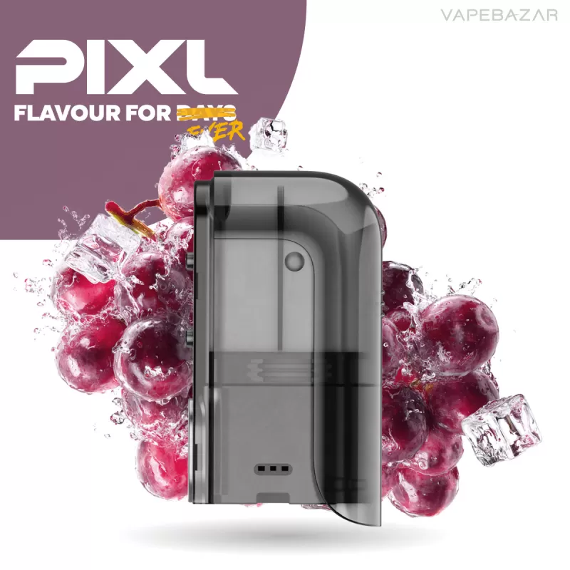 Pixl Max 20K – Refill Container – Grape Crush - Propylenglykol / pflanzliches Glycerin / Aromastoffe / Nikotin / 20mg/ml