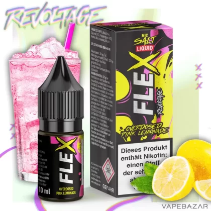 Revoltage Flex – Overdosed Pink Lemonade - 10mg/ml, 20mg/ml