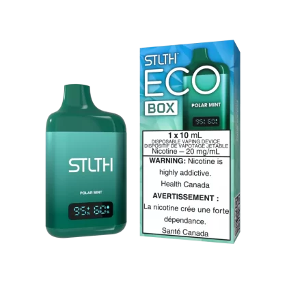 STLTH ECO BOX - Polar Mint - 20 mg/mL (wholeseller) - Excise ON, 20 mg/mL (wholeseller) - Excise AB