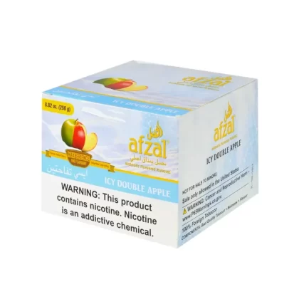 Afzal Icy Double Apple Hookah Shisha - Size#250g (46B91B)