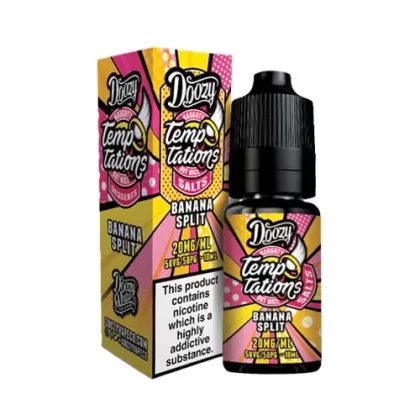 Doozy Temptations Banana Split Nic Salt - 10mg