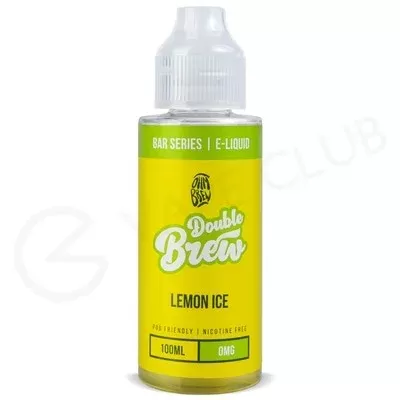 Lemon Ice Shortfill E-Liquid by Double Brew Bar Series 100ml