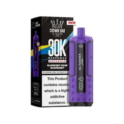Al Fakher 30K Hypermax Prefilled Pod Kit Blueberry Sour Raspberry - Strength#20mg (62BB2B)