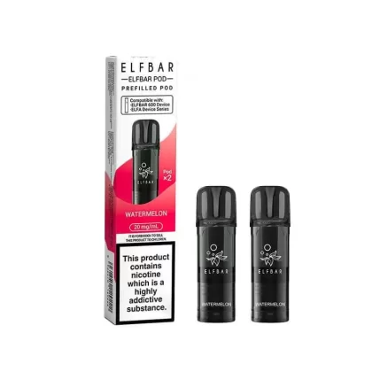 Elf Bar 600 Prefilled Vape Pods – 2-Pack - Watermelon