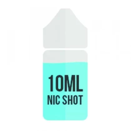 NicShot Premium Nicotine Shots 18mg 10ml Bottles Flavourless
