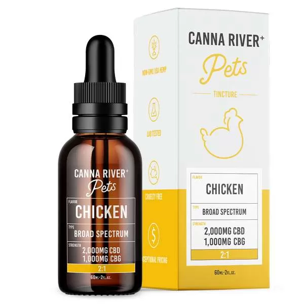 Canna River⁺ Broad Spectrum CBD Pet Tincture 30mL | 60mL - Image 3