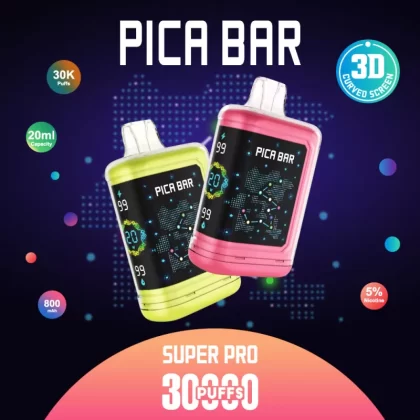PICA BAR Super Pro 30K Puff Disposable Device - 30000 Puffs - Strawberry Watermelon