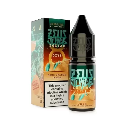Oxys By Zeus Juice Zodiacs 10ml Nic Salt - Nicotine Strength#20mg (Salt)>5mg (Salt)>10mg (Salt)
