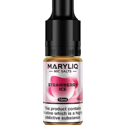 Lost Mary Maryliq Strawberry Ice Nic Salt Vape Juice - Strength 20mg