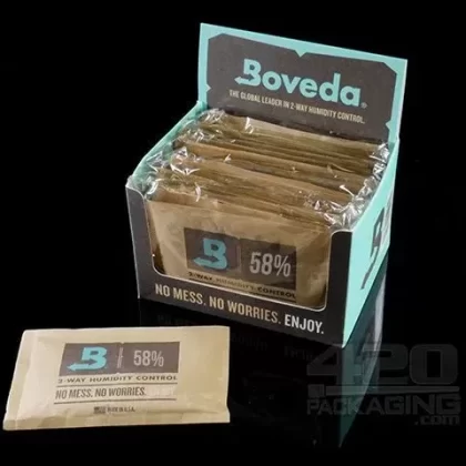 Boveda Humidity Packs 58% (67 gram) 12/Box - Ejuicewarehouse