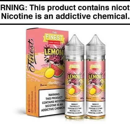 LEMON LUSH BY THE FINEST SWEET AND SOUR SERIES 120ML - Vapejuice