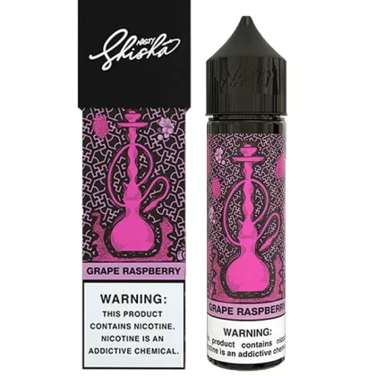 Nasty Juice Shisha Grape Raspberry E-Liquid 60ml - 0mg (No nic)