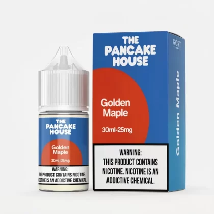 Golden Maple SALT – The Pancake House – 30mL Nic Salt Vape - Vape Product; Vape Product, Vape Product (D41CF9)
