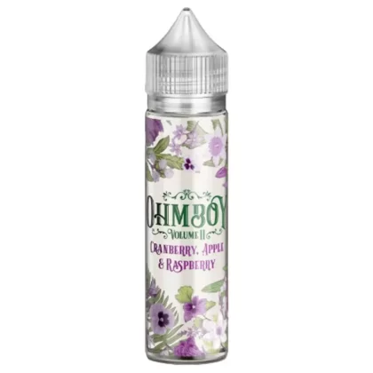 CRANBERRY, APPLE & RASPBERRY BY OHM BOY VOLUME II SHORT FILL 50ML & 100ML