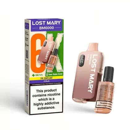 Lost Mary BM6000 Prefilled Vape Pod Kit – Box of 5