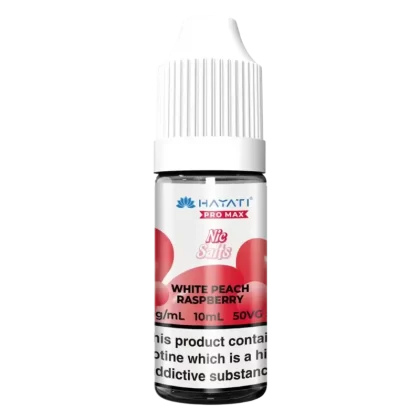Hayati Pro Max White Peach Raspberry Nic Salt - 10mg