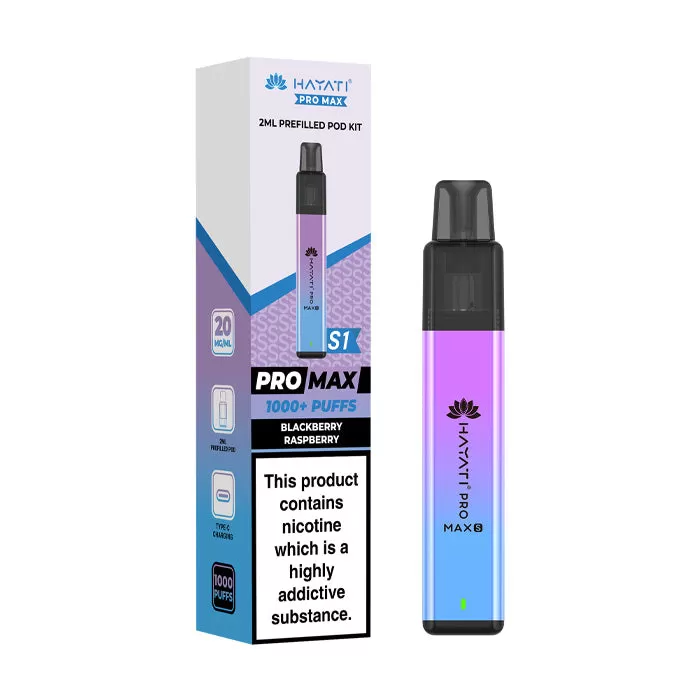 Hayati Pro Max S1 Prefilled Pod Kit - Blue Razz Lemonade - Image 3