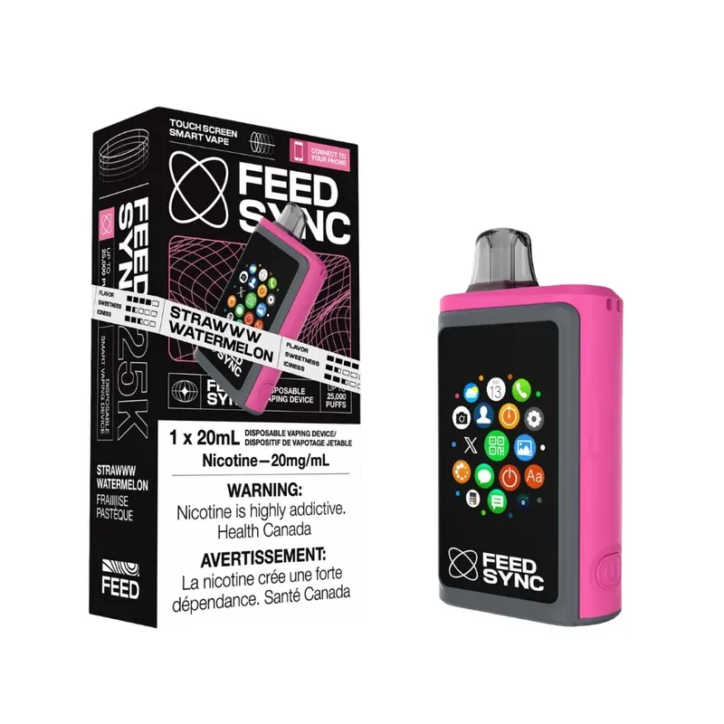 FEED SYNC 25K DISPOSABLE – STRAWWW WATERMELON
