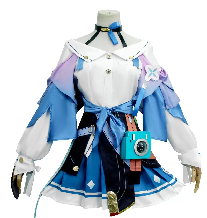 March 7th Style Costume Sci-Fi Astral Express Passenger Cosplay Outfit - Image 3