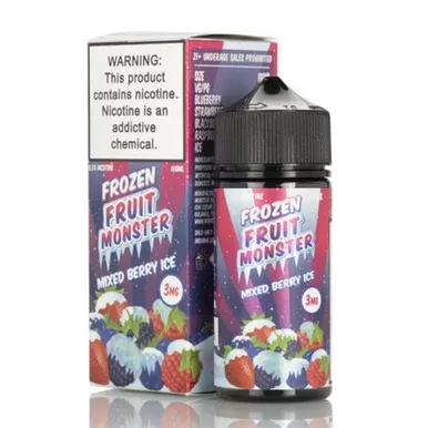 Mixed Berry Ice By Frozen Fruit Monster E-Liquid - Flavor & Nicotine Level#0mg>3mg>6mg