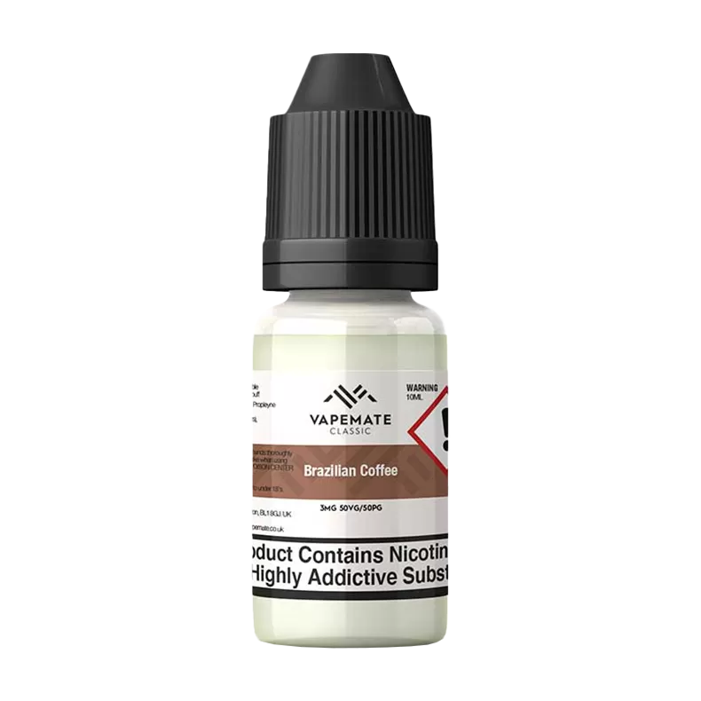 Vapemate Classic Brazilian Coffee 10ml - 50VG / 50PG / 18mg - Ecigwizard