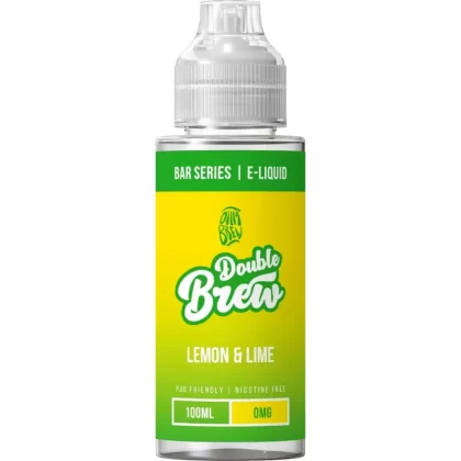 OHM BREW DOUBLE BREW LEMON & LIME 100ML SHORTFILL E-LIQUID