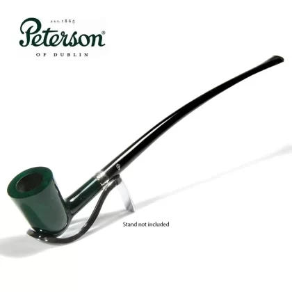 Peterson of Dublin Churchwarden Briar Smoking Pipe – D17 Green