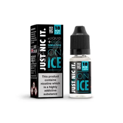 Just Nic It 10ml Nicotine Shot on Ice *OUT OF DATE*