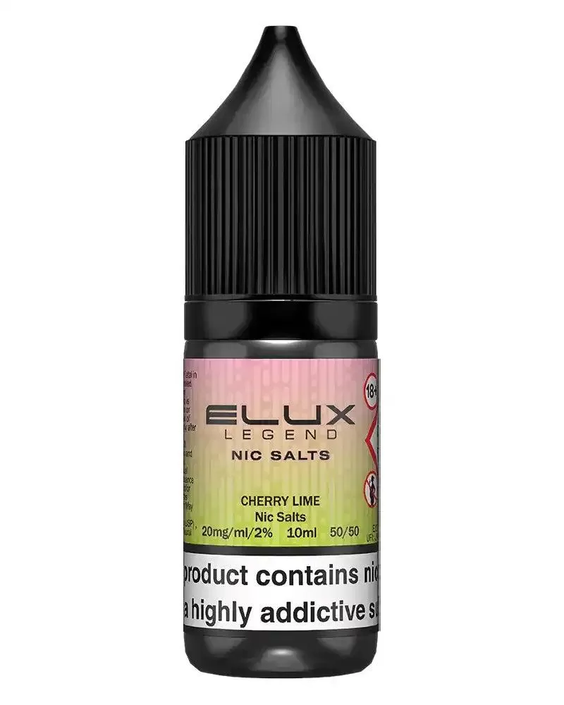 Elux Legend Cherry Lime Nic Salt Vape Juice - 10mg