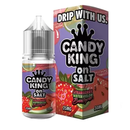 Strawberry Watermelon Bubblegum by Candy King On Salt 30ml - Vape Product, Vape Product