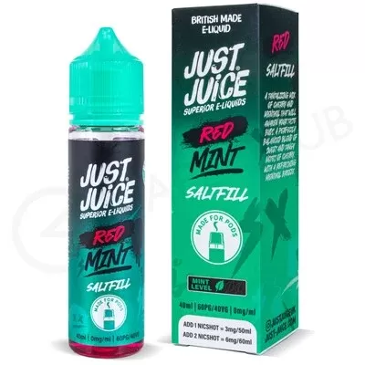 Red Mint Saltfill E-Liquid by Just Juice Menthol 40ml