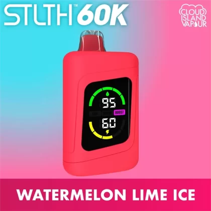 STLTH 60K Disposable Vape – Watermelon Lime Ice - Strength#20mg