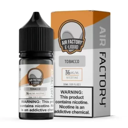 Tobacco Nicotine Salt by Air Factory E-Liquid - Size#30ml~Nicotine#18MG>36MG