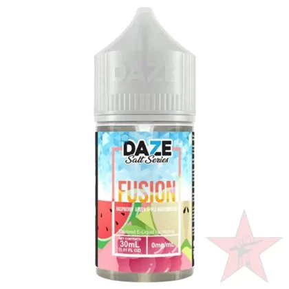 7Daze Fusion Salts – Raspberry Green Apple Watermelon Iced – 30mL