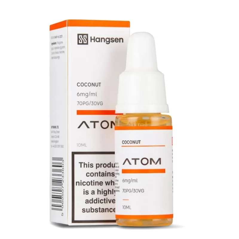 Coconut E-Liquid Atom Series by Hangsen (10ml) - 12mg